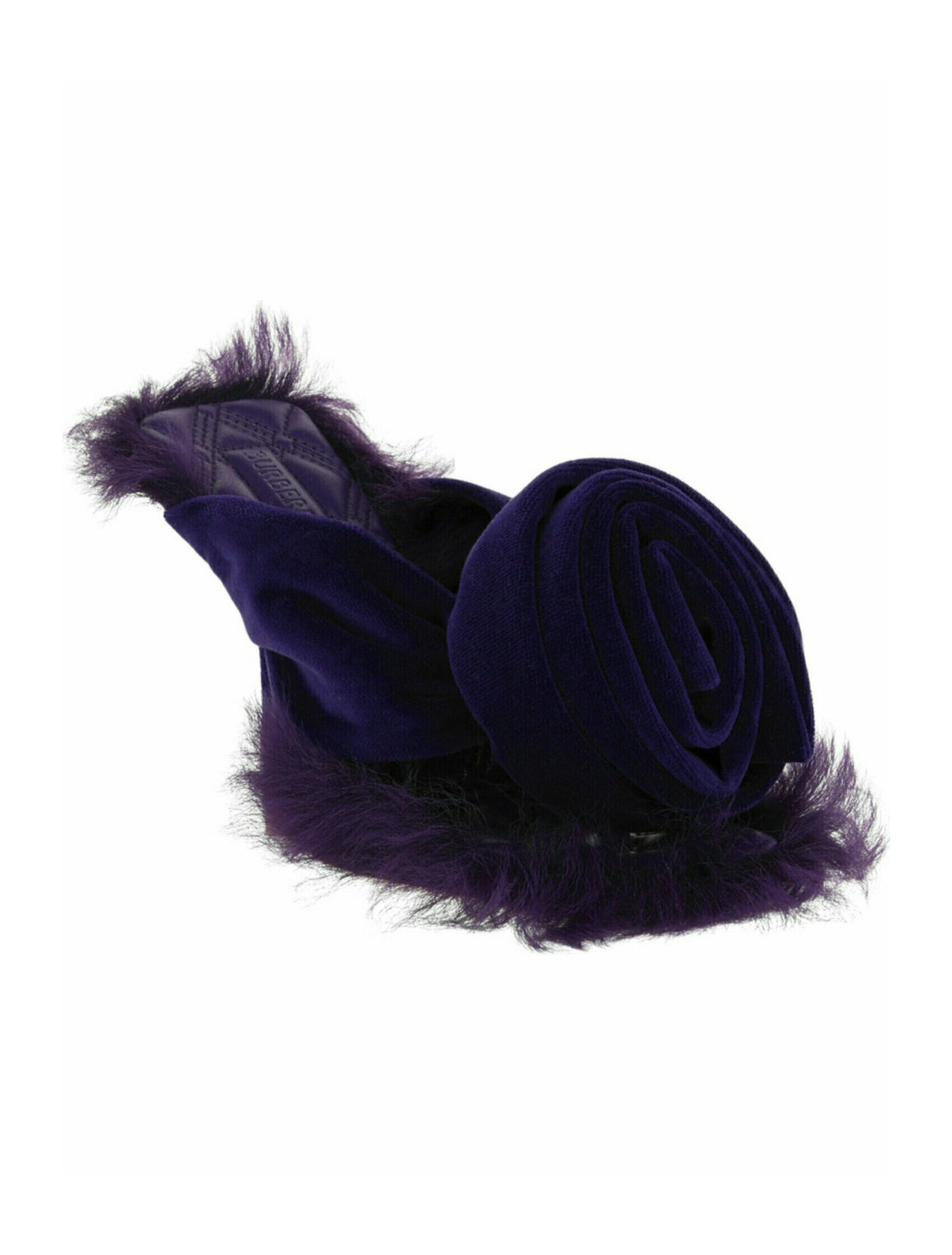 Burberry Velvet Solid Sandals w/ Tags