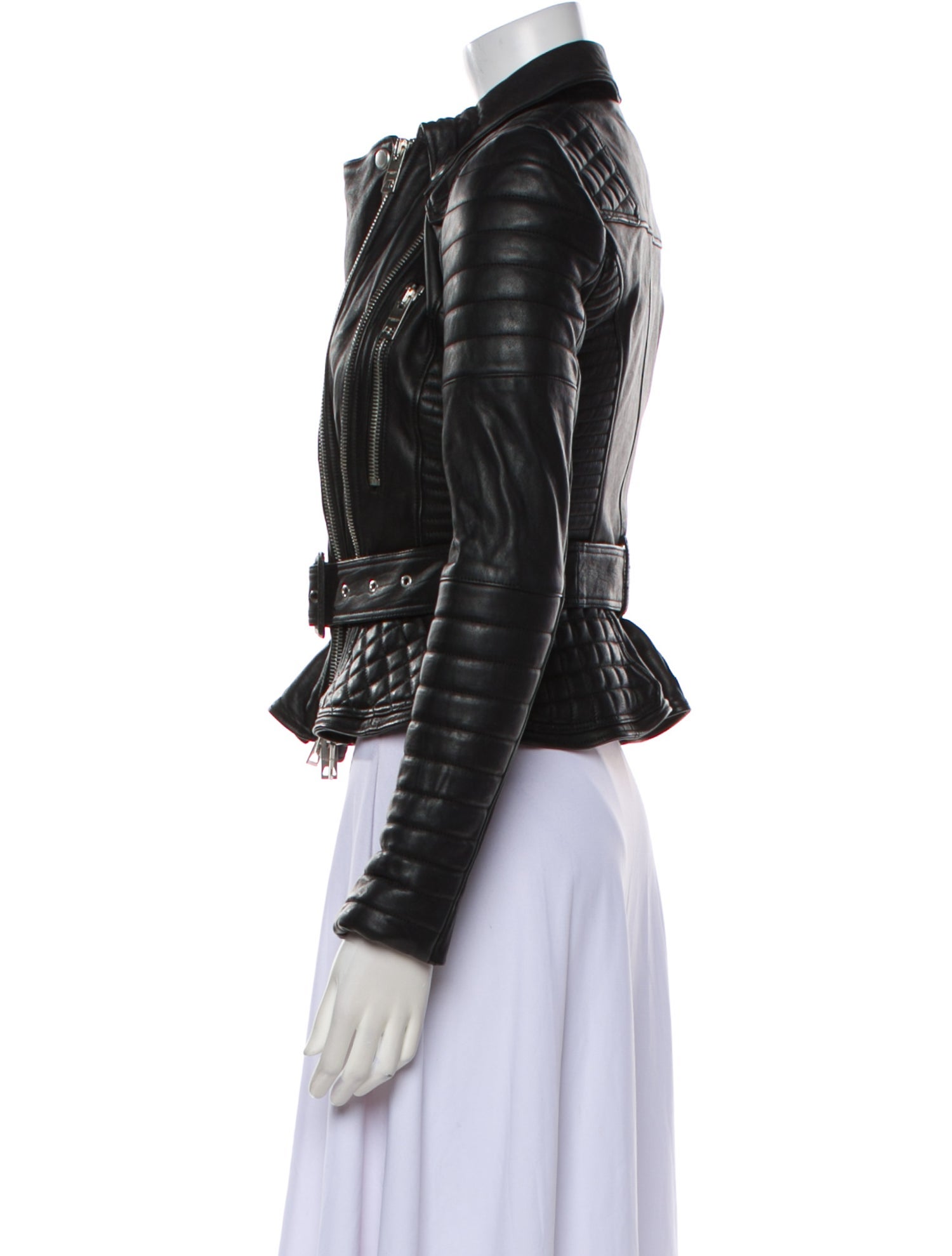 Burberry Leather Biker Jacket