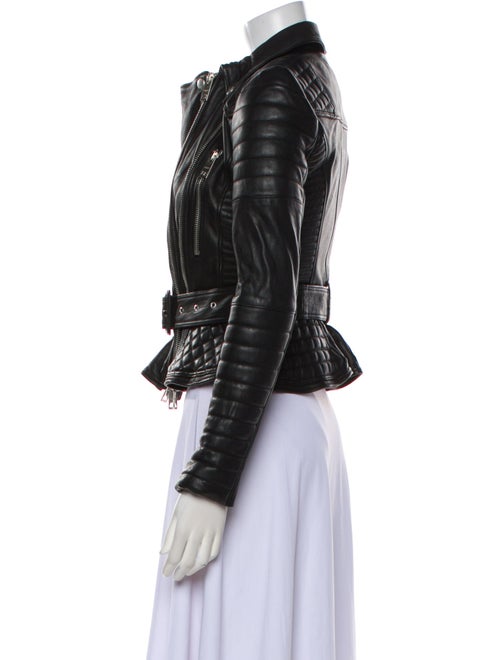 Burberry Leather Biker Jacket