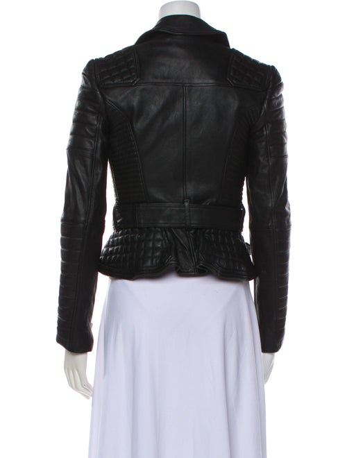 Burberry Leather Biker Jacket