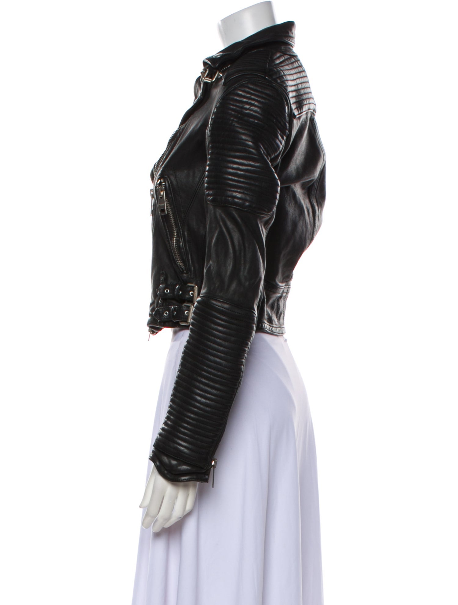 Burberry Leather Biker Jacket