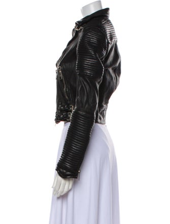 Burberry Leather Biker Jacket