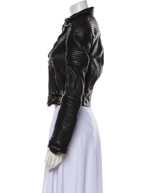 Burberry Leather Biker Jacket