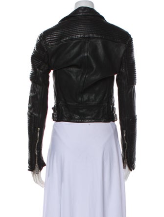 Burberry Leather Biker Jacket