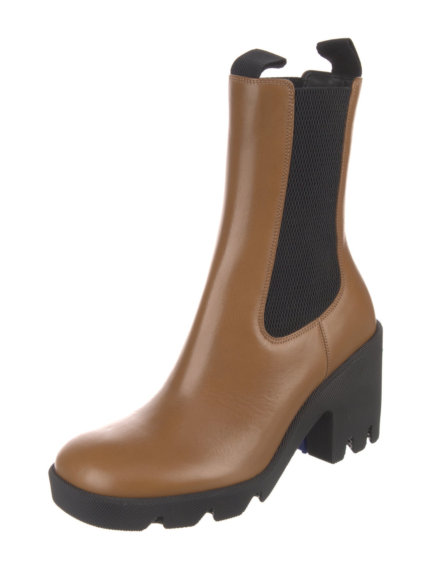 Burberry Leather Chelsea Boots