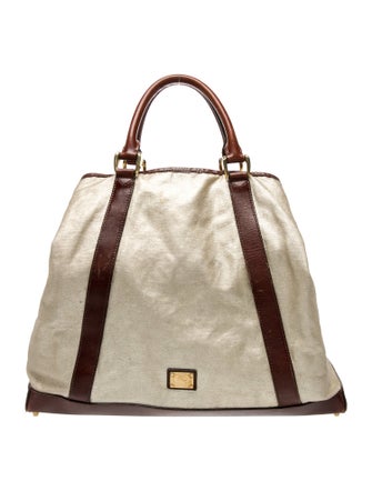 Burberry Prorsum Canvas Bucket Bag