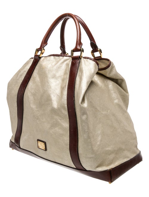 Burberry Prorsum Canvas Bucket Bag