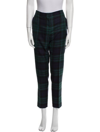 Burberry Wool Straight Leg Pants