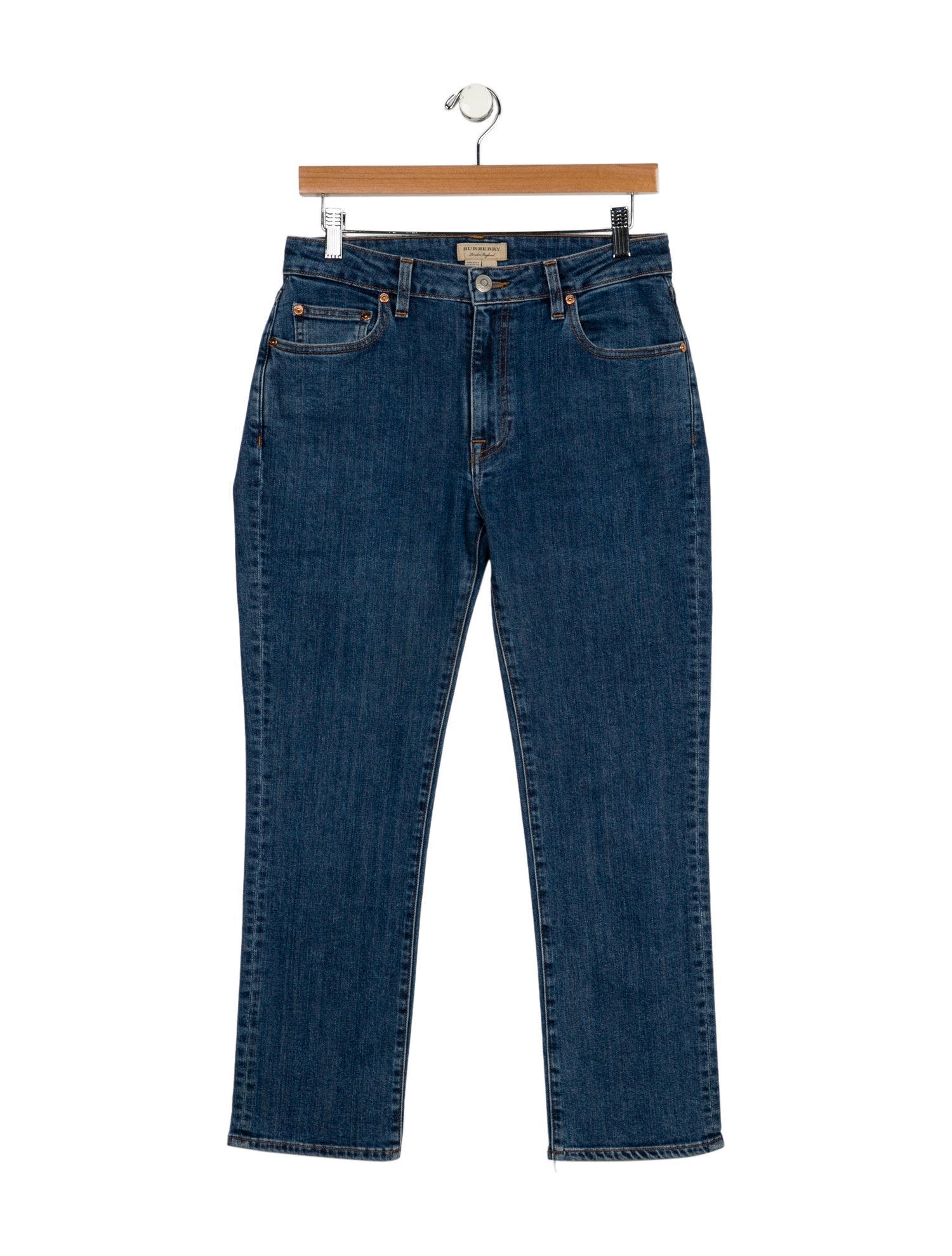 Burberry Low-Rise Skinny Leg Jeans