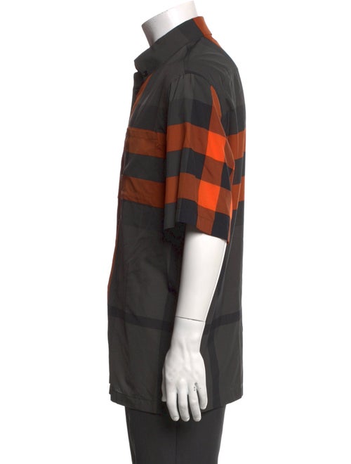 Burberry Exploded Check Pattern Short Sleeve Shirt