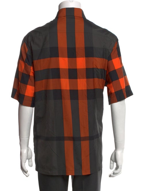 Burberry Exploded Check Pattern Short Sleeve Shirt