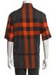 Burberry Exploded Check Pattern Short Sleeve Shirt