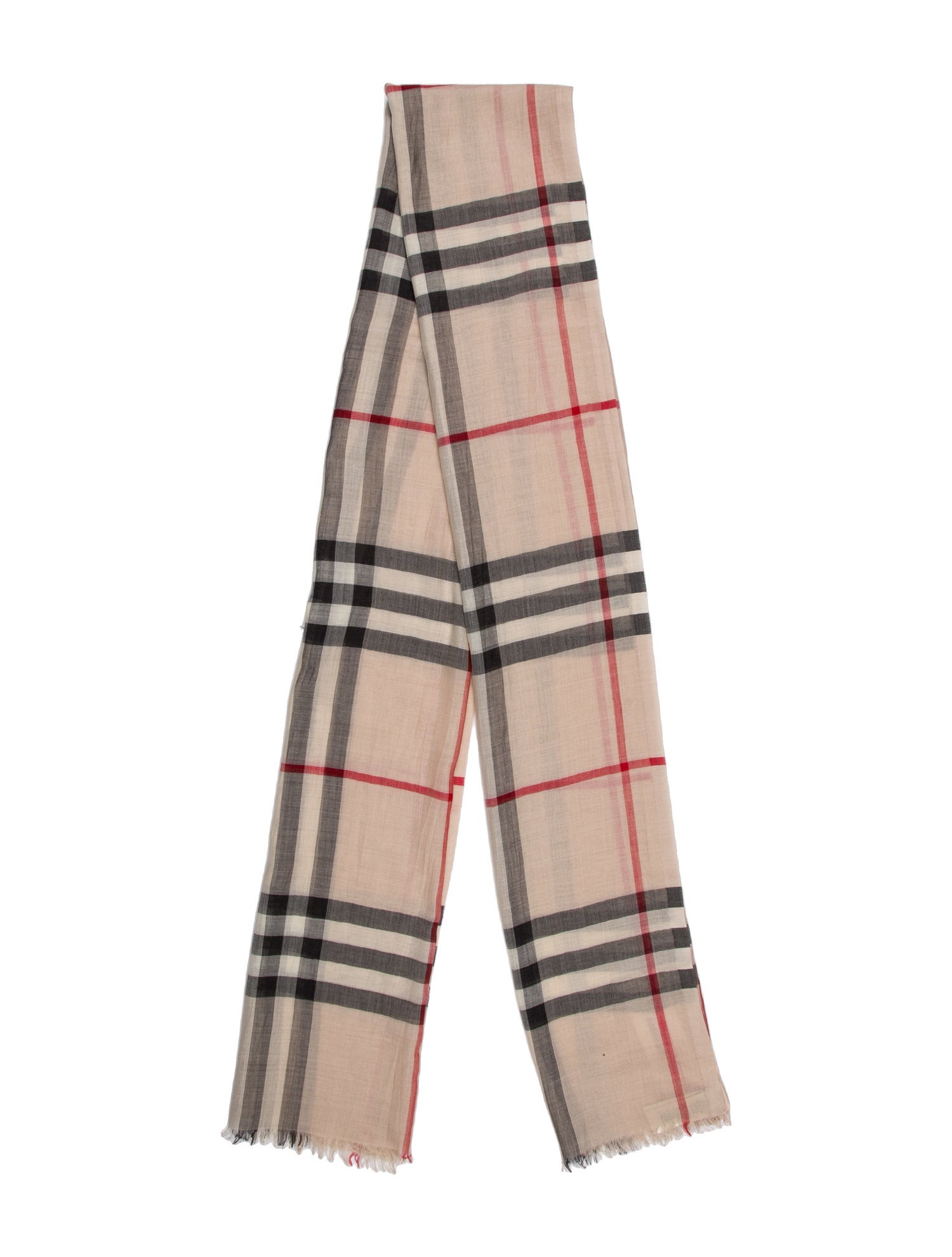 Burberry Wool House Check Pattern Scarf