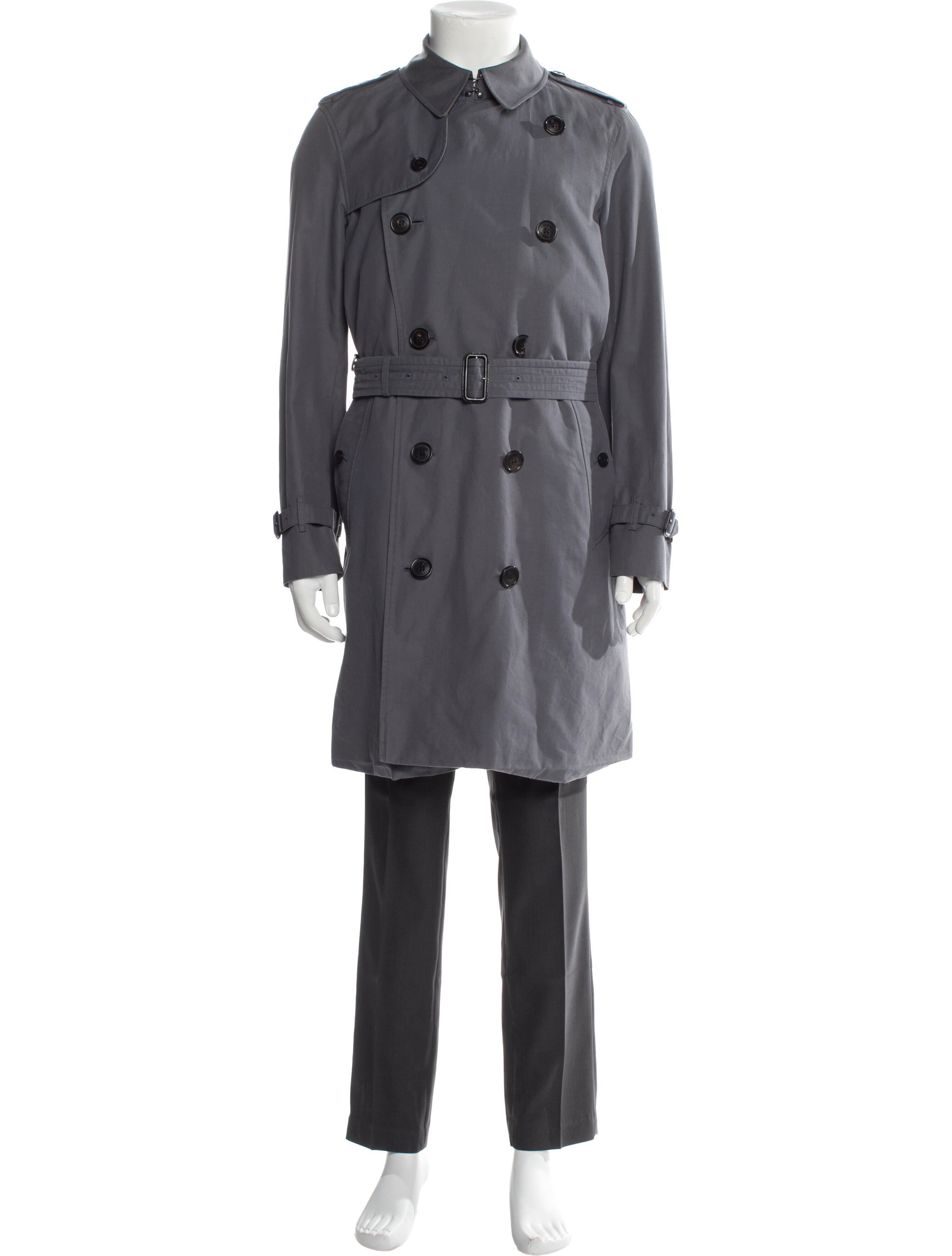 Burberry The Chelsea House Check Pattern Trench Coat