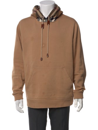 Burberry Exploded Check Pattern Crew Neck Hoodie