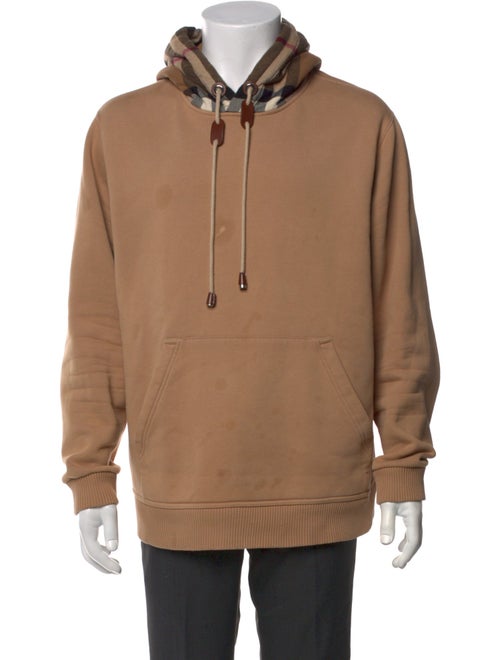 Burberry Exploded Check Pattern Crew Neck Hoodie