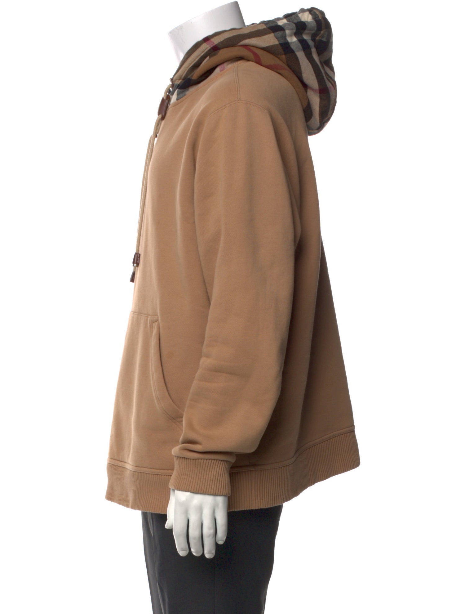 Burberry Exploded Check Pattern Crew Neck Hoodie