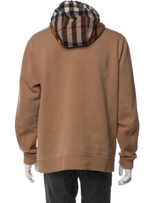 Burberry Exploded Check Pattern Crew Neck Hoodie