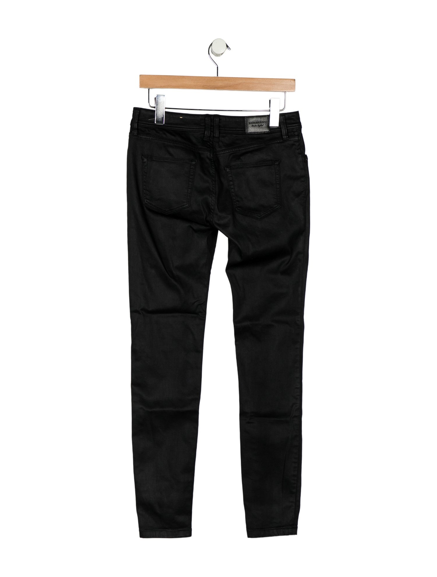 Burberry Mid-Rise Straight Leg Jeans