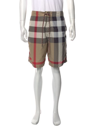 Burberry Exploded Check Pattern Swim Trunks