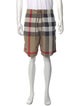 Burberry Exploded Check Pattern Swim Trunks