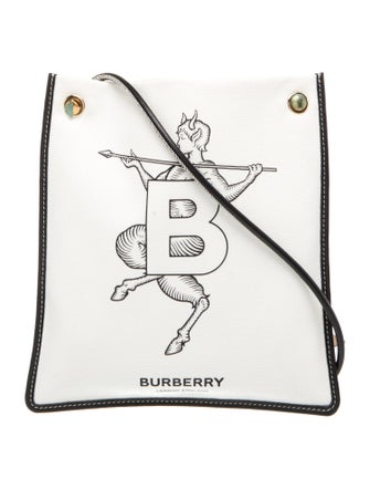 Burberry Canvas Clutch