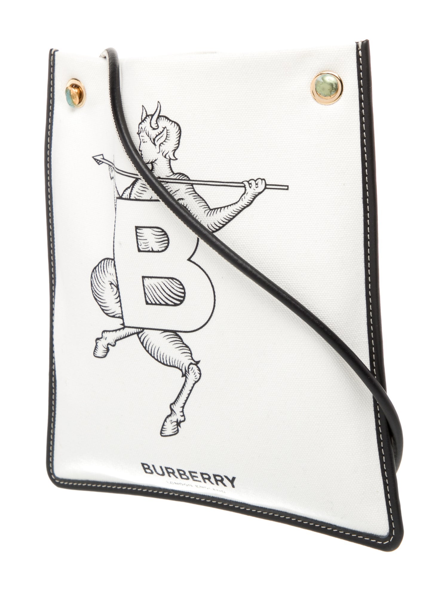 Burberry Canvas Clutch