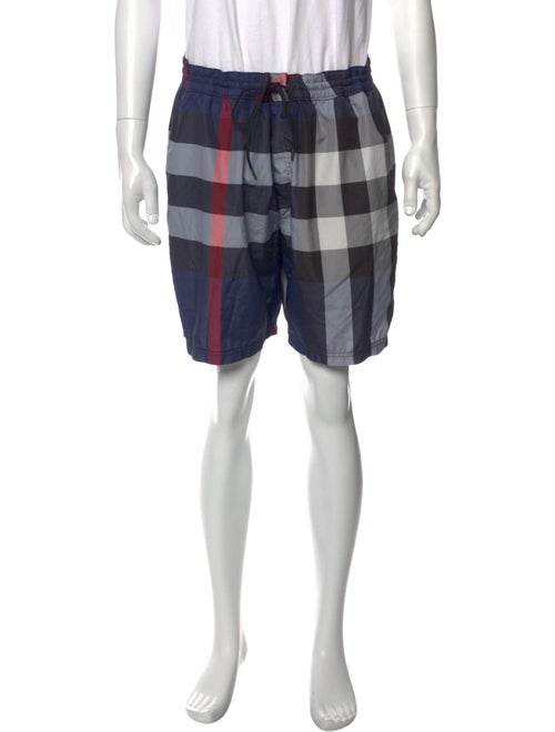 Burberry Exploded Check Pattern Swim Trunks