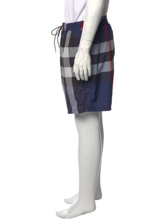 Burberry Exploded Check Pattern Swim Trunks
