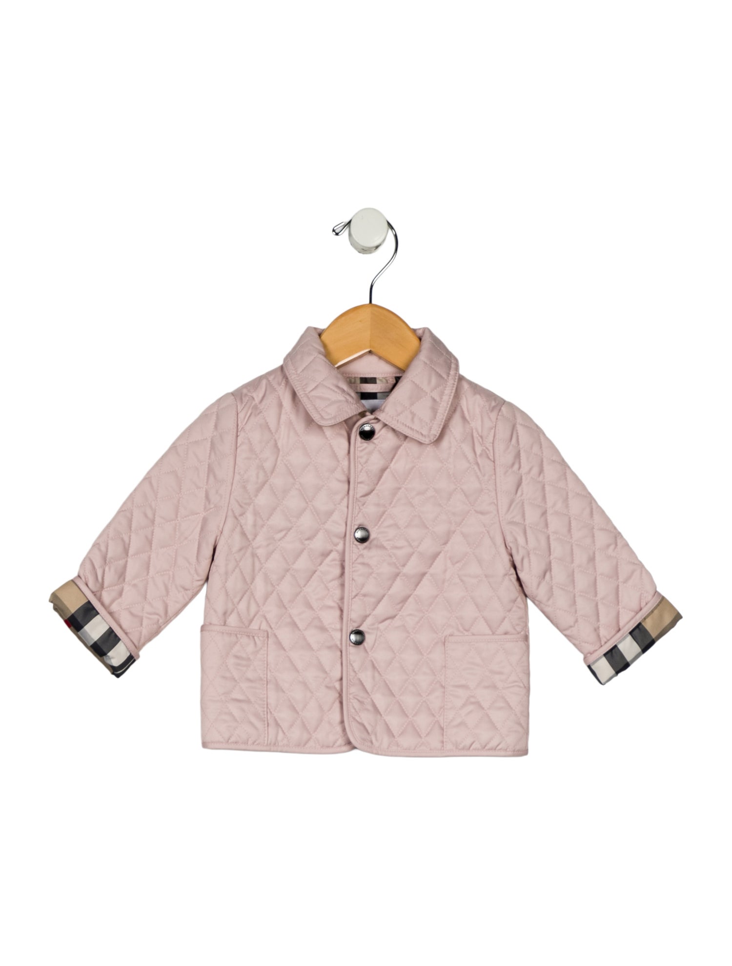 Burberry infant girls' pink multicolored jacket