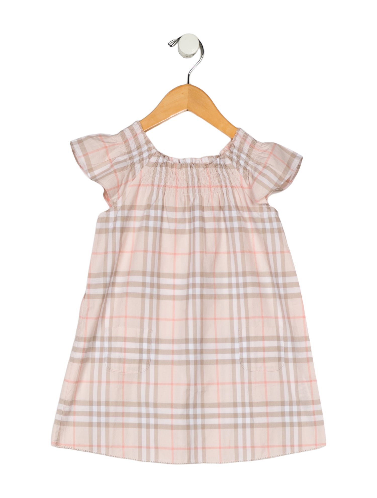 Burberry toddler girls' pink pattern printed dress
