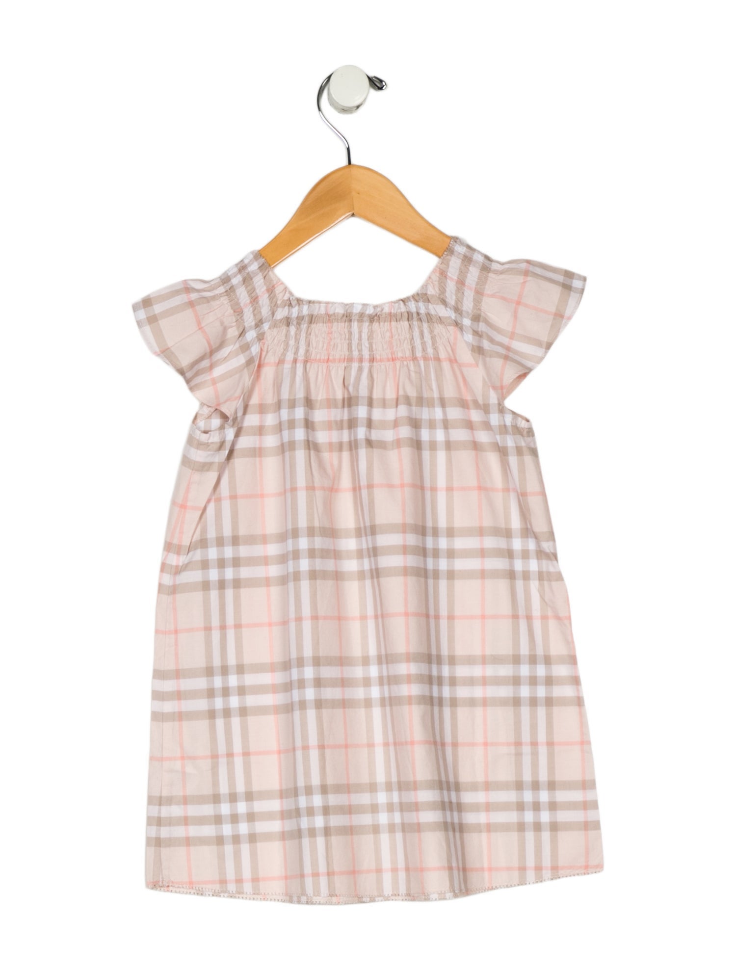 Burberry toddler girls' pink pattern printed dress