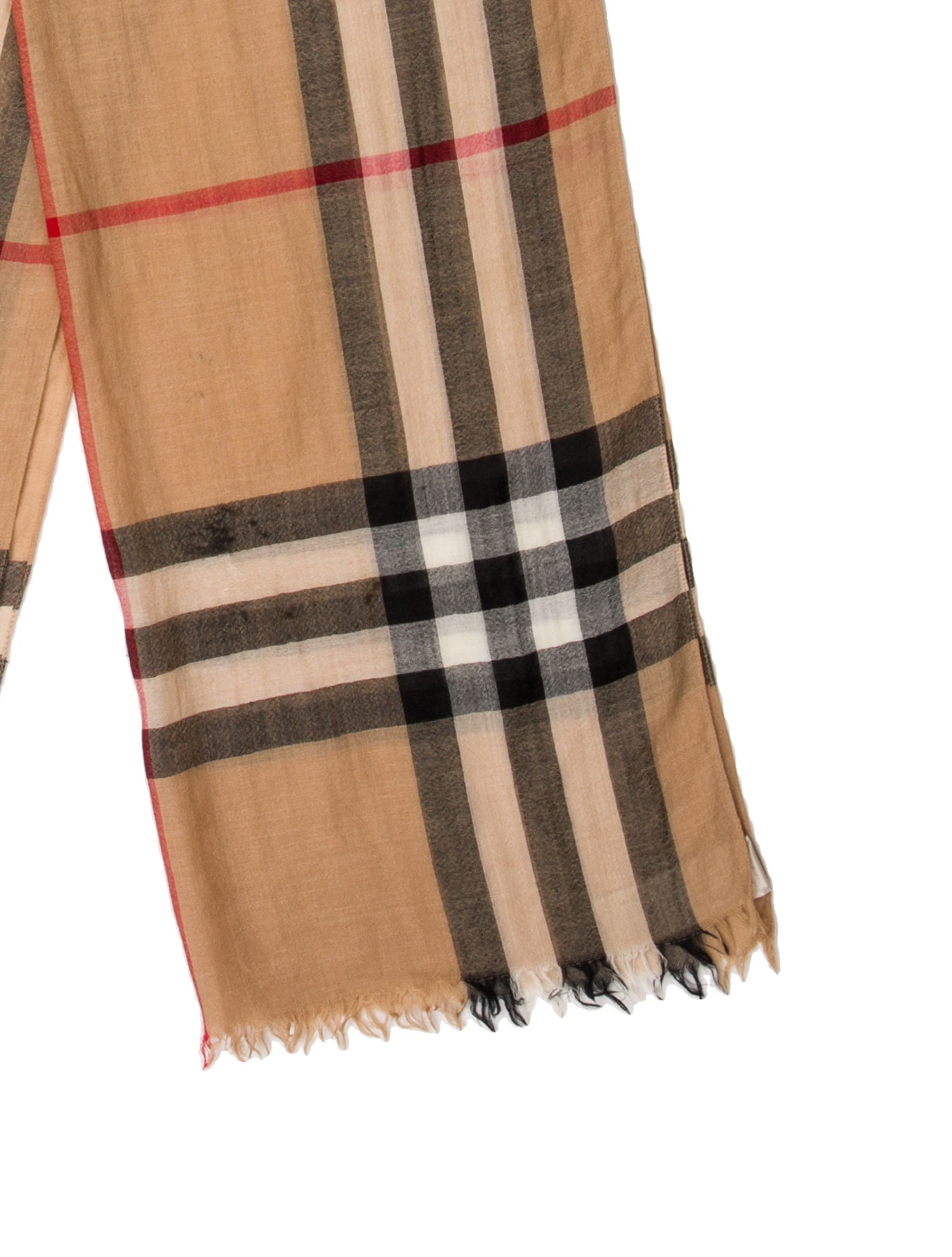 Burberry Wool House Check Pattern Scarf