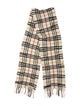 Burberry Cashmere Nova Check Pattern Scarf