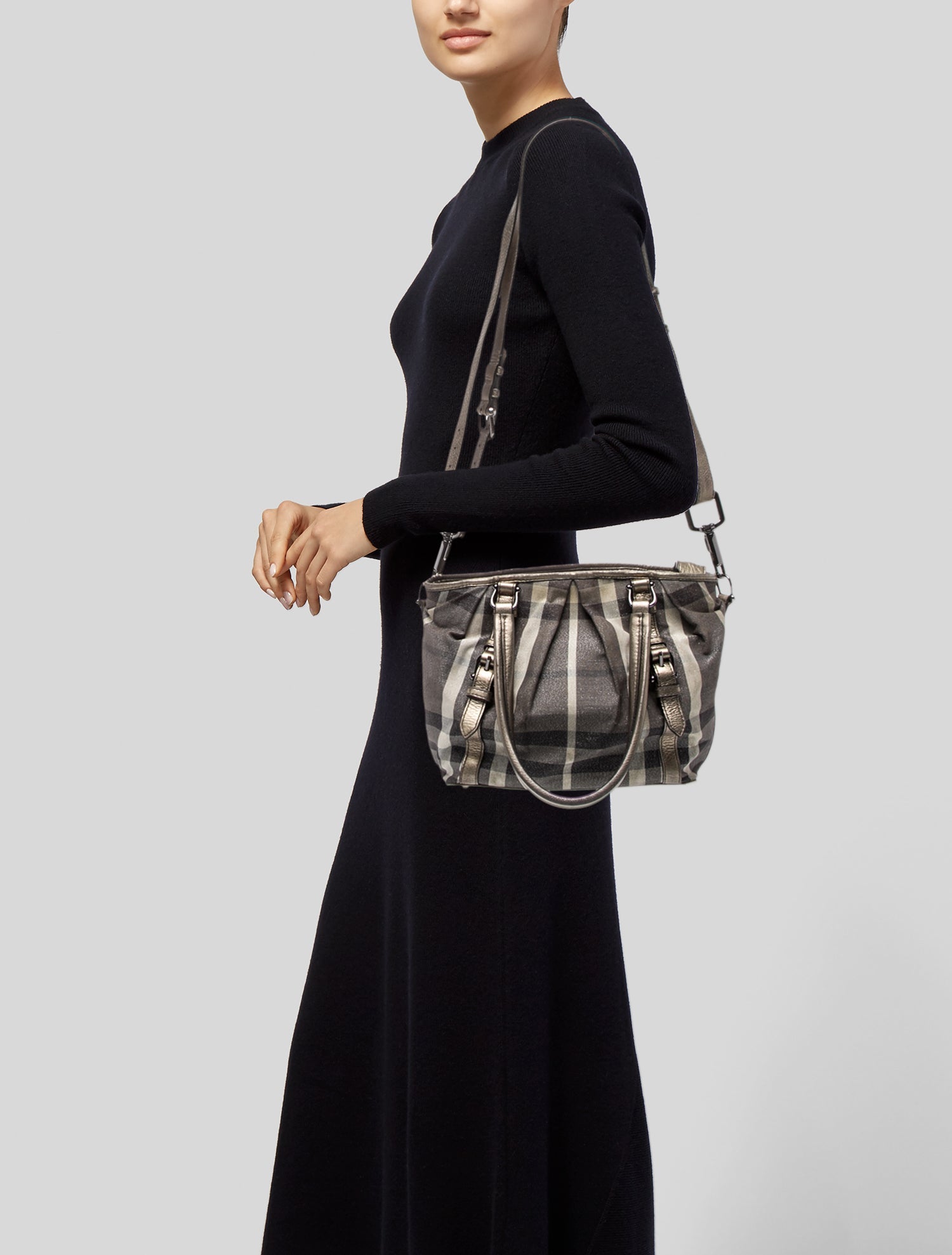 Burberry Prorsum Nova Check Shoulder Bag