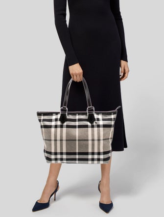 Burberry Prorsum House Check Tote
