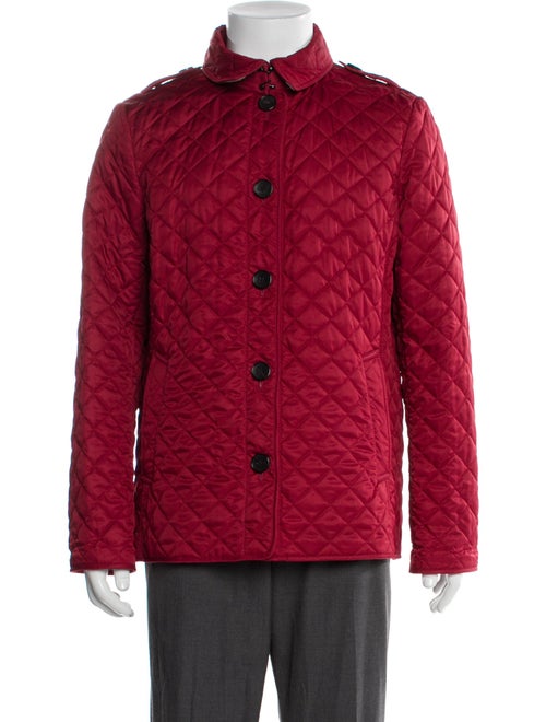 Burberry House Check Pattern Puffer Coat