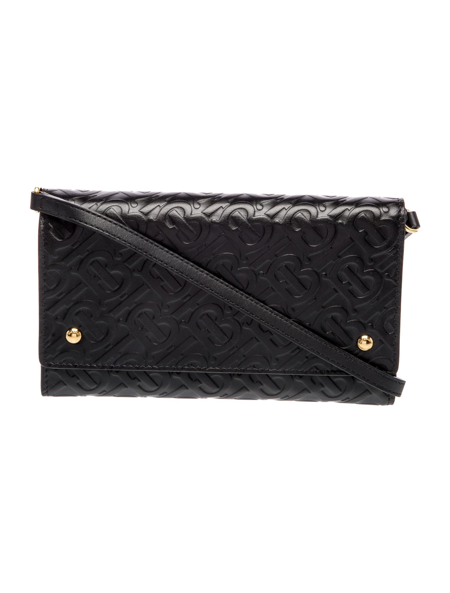 Burberry TB Monogram Hazelmere Wallet on Strap