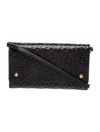 Burberry TB Monogram Hazelmere Wallet on Strap