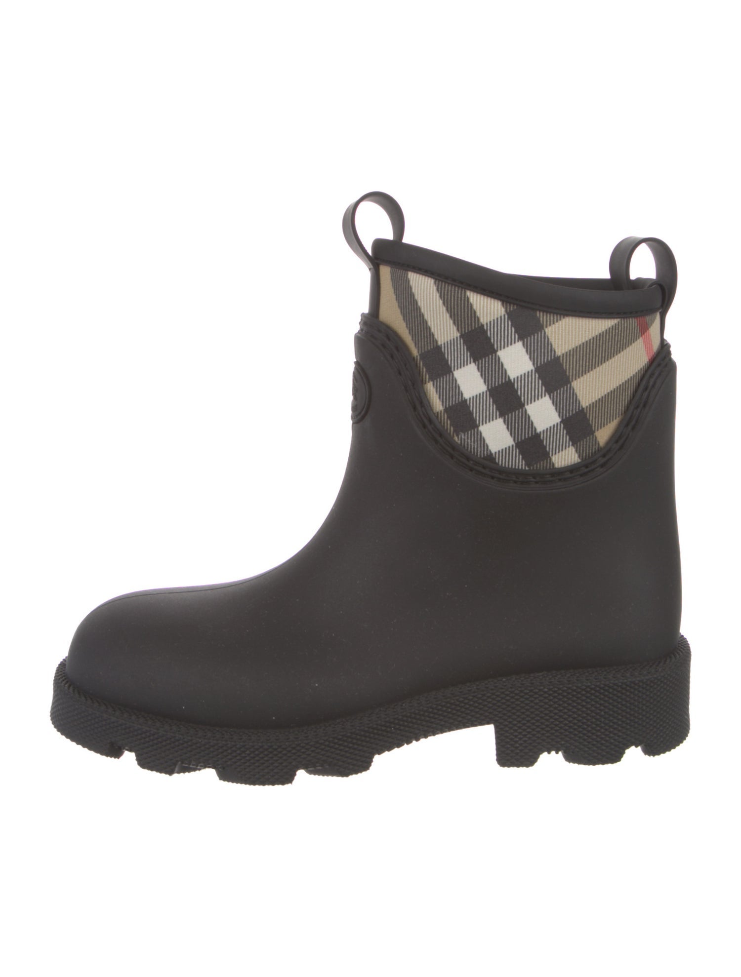Burberry House Check Pattern Rubber Rain Boots