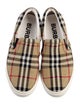 Burberry House Check Pattern Canvas Loafer Sneakers