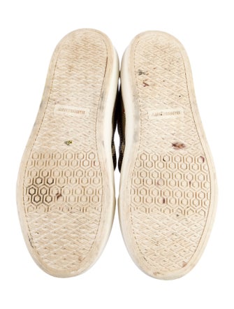 Burberry House Check Pattern Canvas Loafer Sneakers
