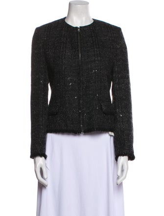 Burberry Wool Tweed Pattern Evening Jacket