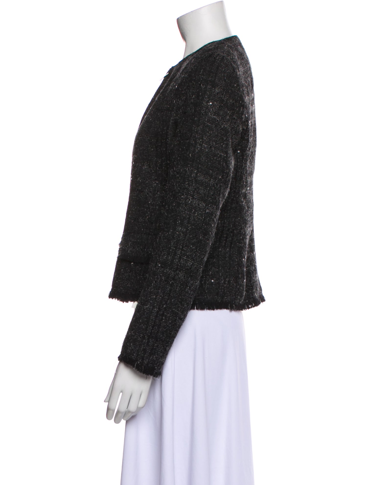 Burberry Wool Tweed Pattern Evening Jacket