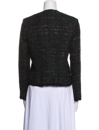 Burberry Wool Tweed Pattern Evening Jacket