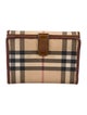 Burberry House Check Pattern Compact Wallet