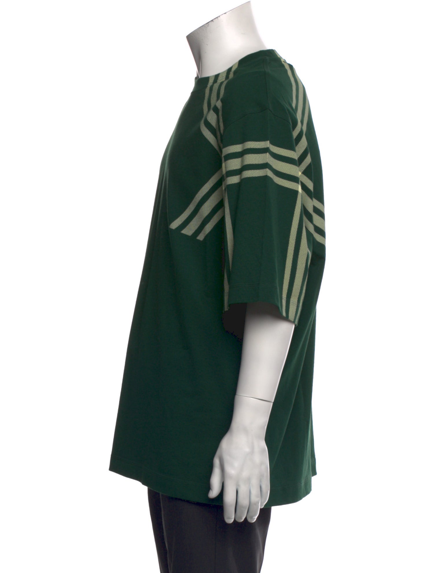 Burberry Striped Crew Neck T-Shirt