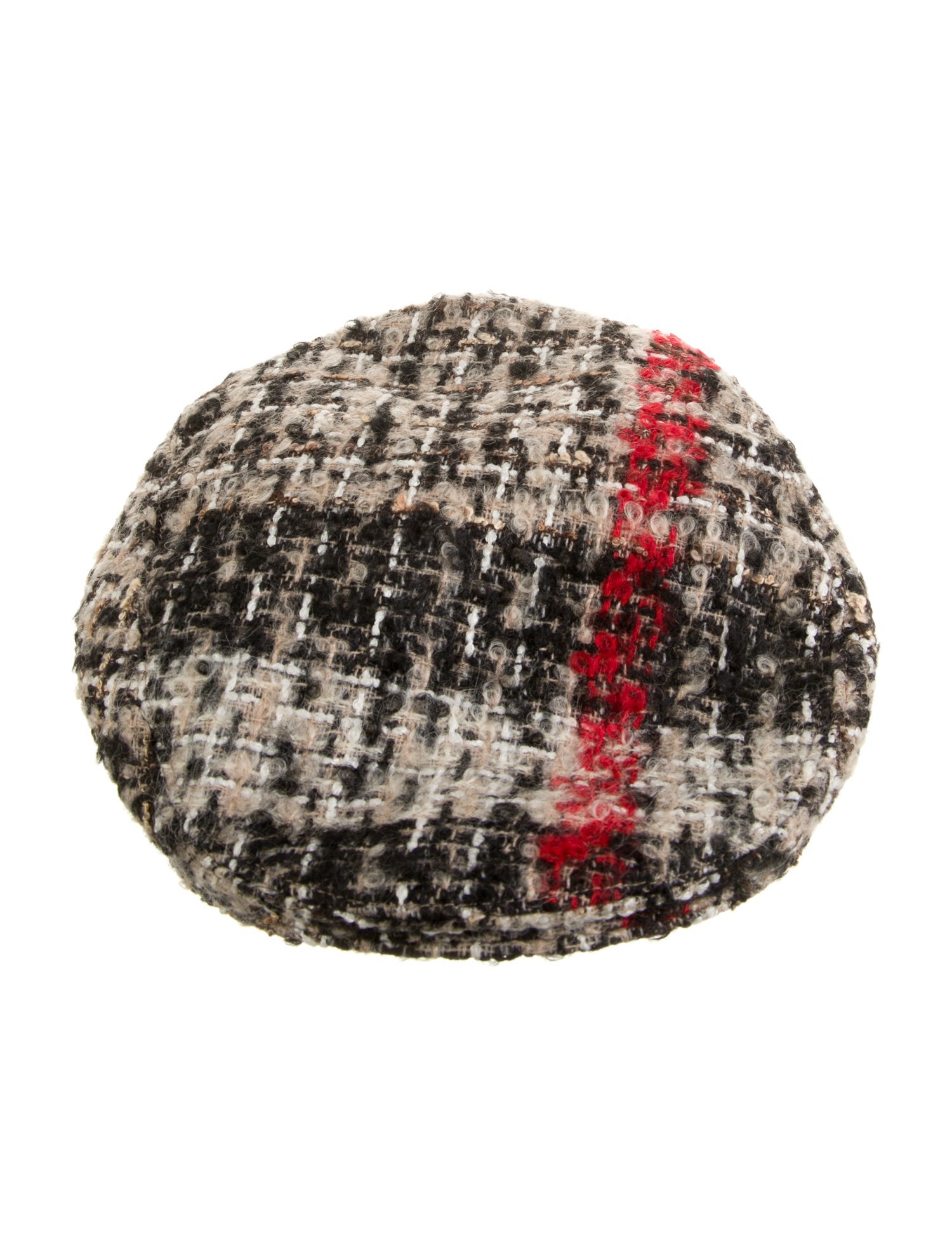 Burberry Brown Pattern Printed Wool Cap w/Tags