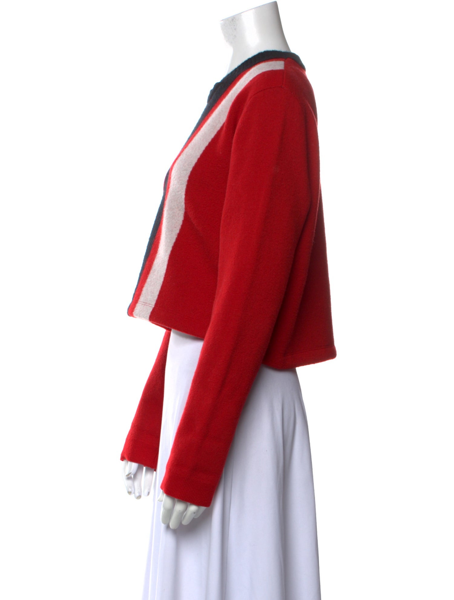 Burberry Prorsum Striped Crew Neck Sweater