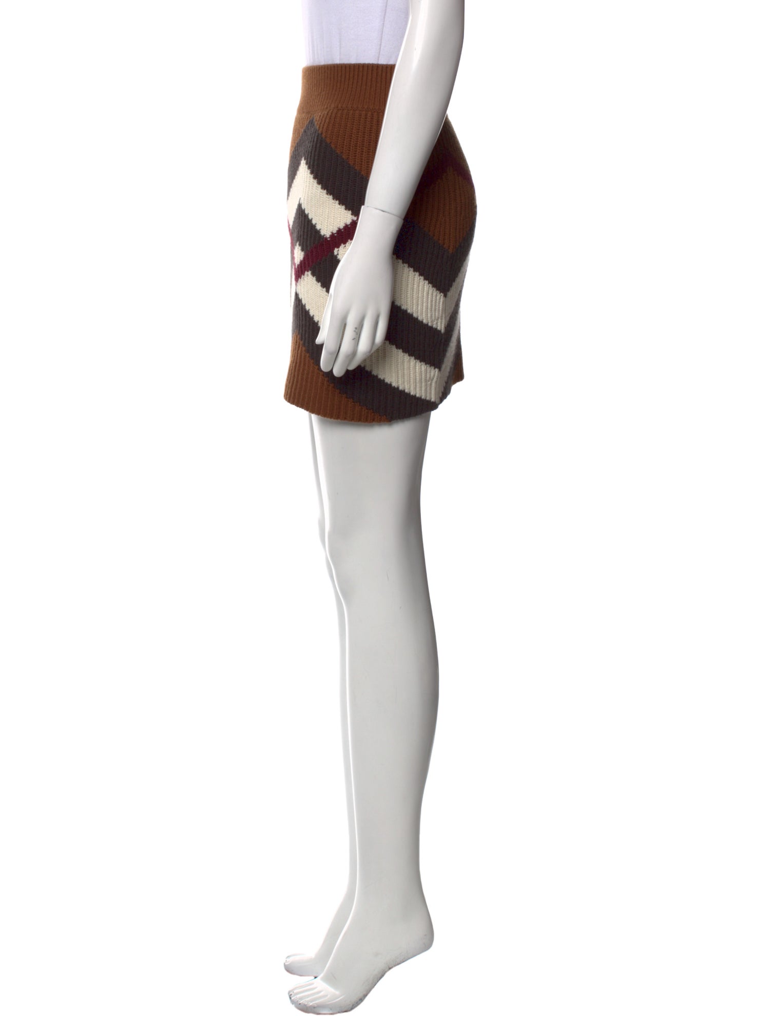 Burberry Cashmere Mini Skirt w/ Tags